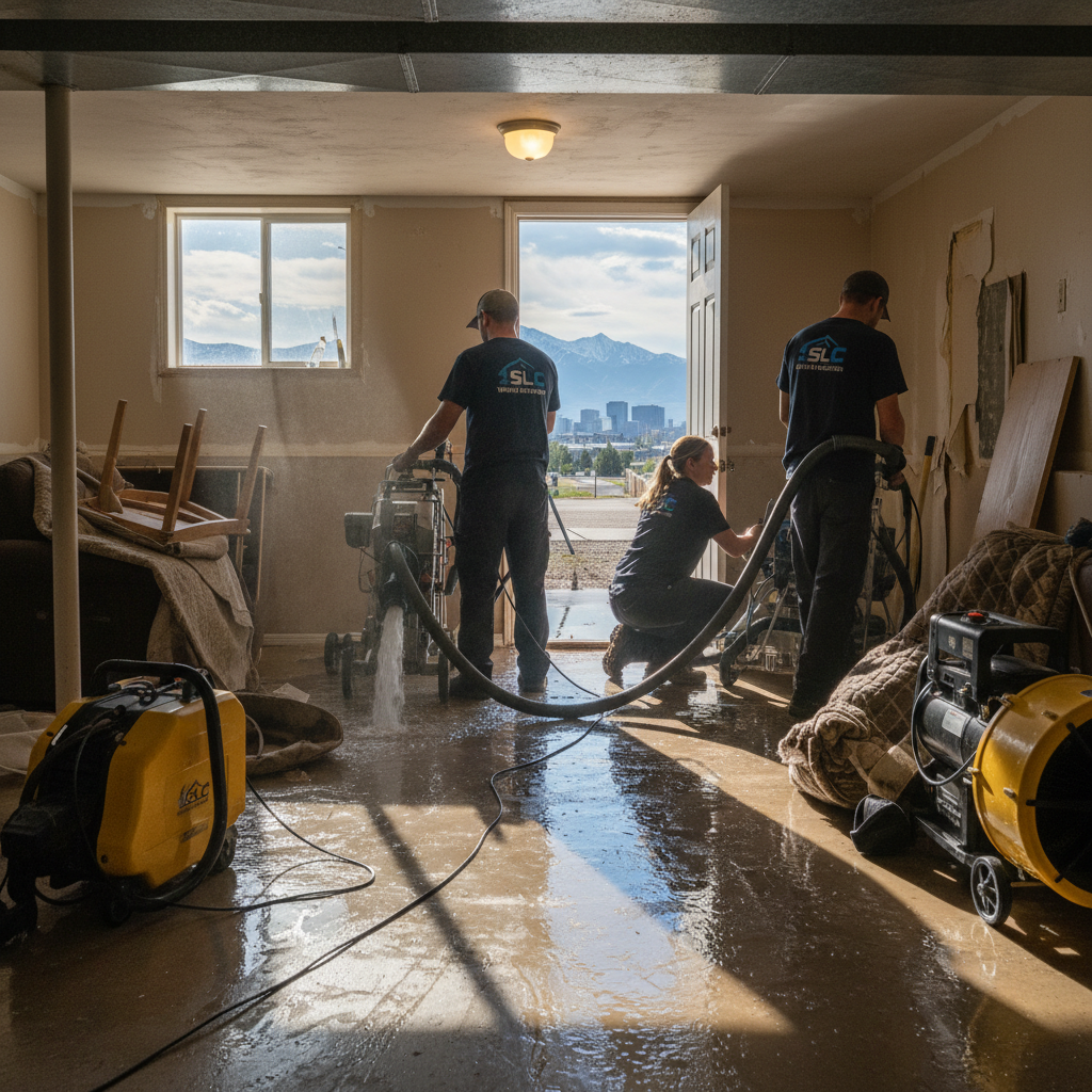 Water Damage Restoration work by Salt Lake City Water Damage Restoration in Salt Lake City
