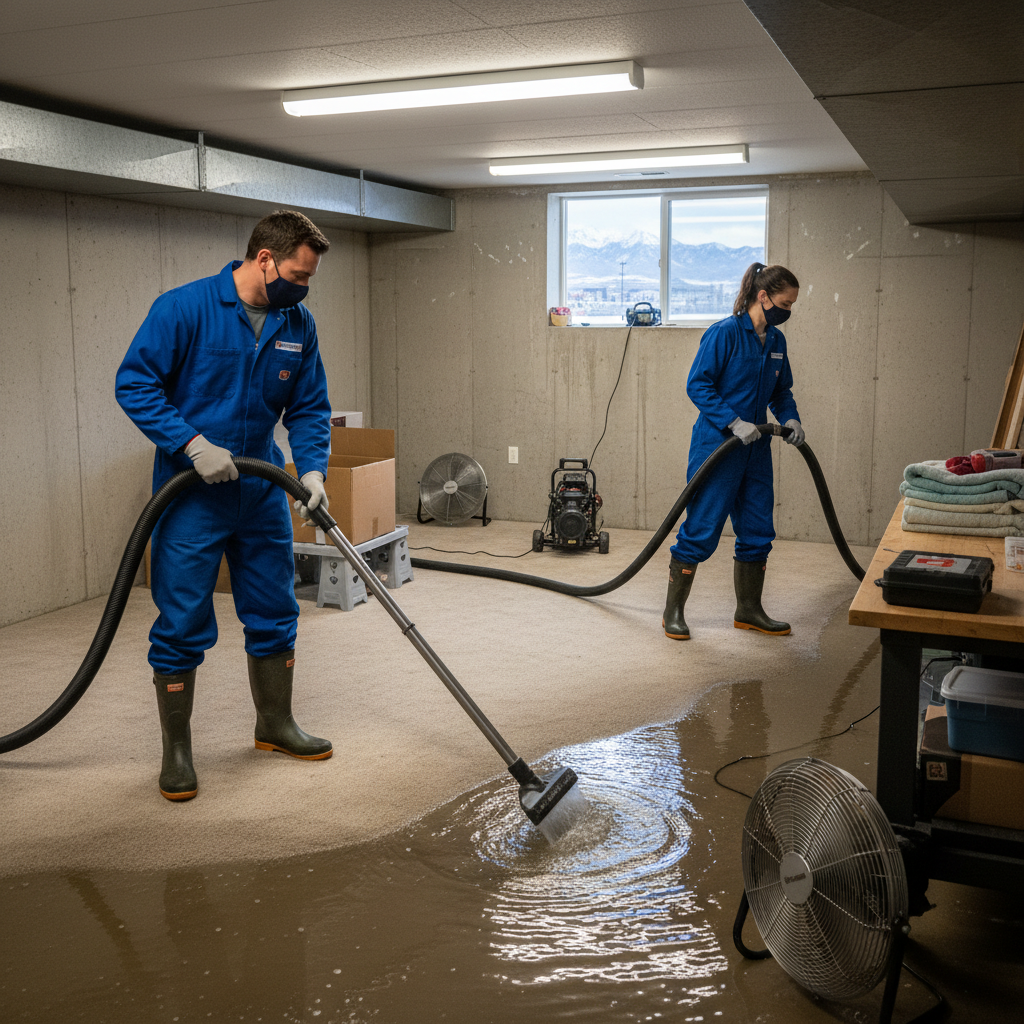 Basement Water Extraction in Salt Lake City
